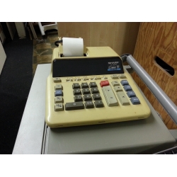 Sharpe EL-1607R Printing Calculator Adding Machine